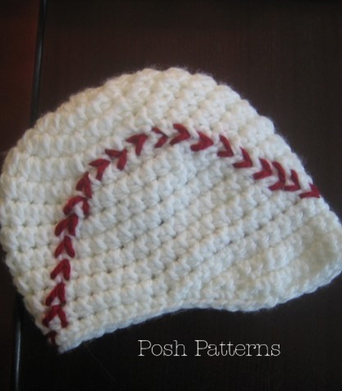 crochet baseball hat pattern