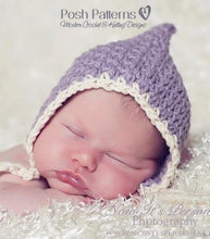 Load image into Gallery viewer, crochet pattern pixie hat