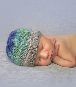 knitting pattern ribbed beanie hat