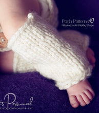 Load image into Gallery viewer, knitting patter baby leg warmers