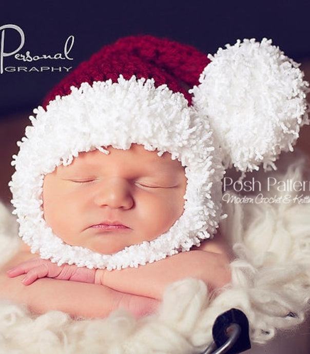 crochet santa hat pattern with beard