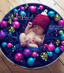 crochet pattern Christmas ornament hat