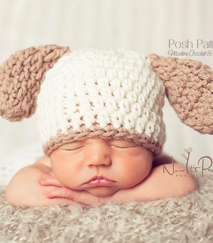 crochet pattern puppy hat