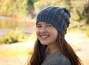 slouchy hat knitting pattern