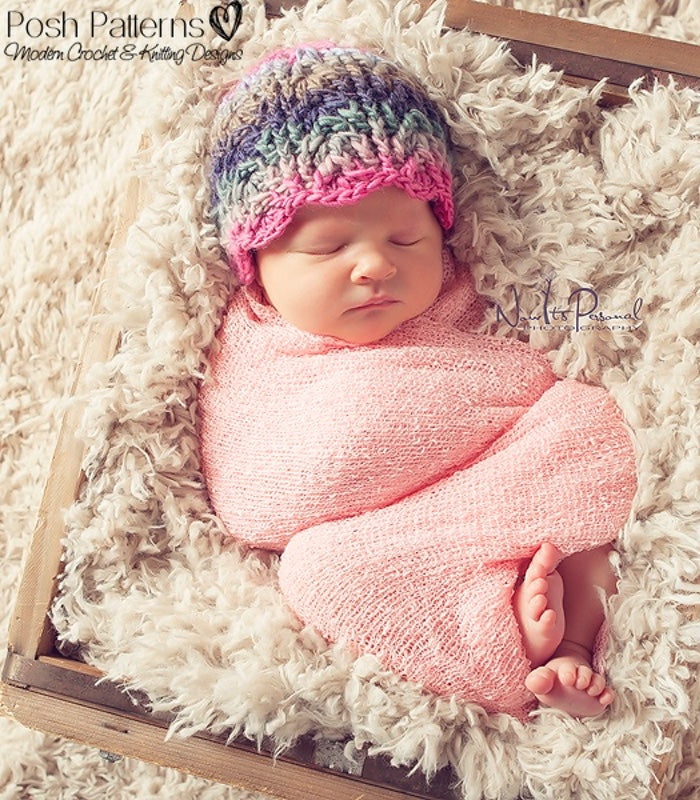Crochet PATTERN - Crochet Cable Hat Pattern – Posh Patterns