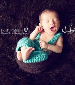 Crochet baby pants with suspenders pattern free online