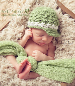 crochet pattern newsboy hat