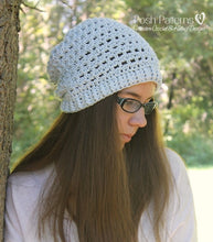 Load image into Gallery viewer, crochet pattern lace hat
