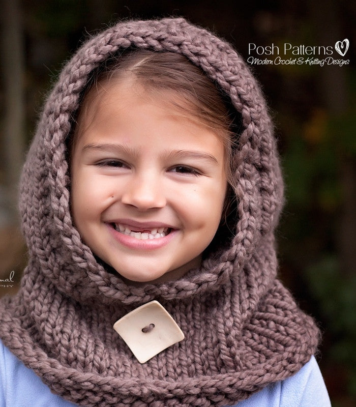 knit hood pattern