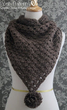 Load image into Gallery viewer, crochet triangle scarf