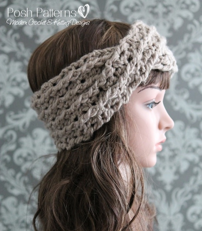crochet turban headband pattern