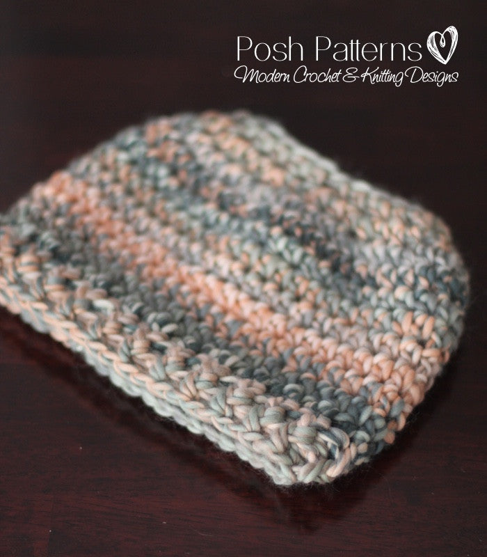 messy bun crochet hat pattern