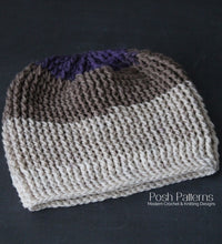 Load image into Gallery viewer, mens crochet hat pattern