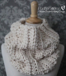 chunky crochet cowl pattern