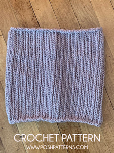knit look crochet pattern