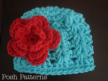 Load image into Gallery viewer, crochet lace hat pattern
