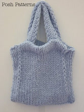 Load image into Gallery viewer, Knitting PATTERN - Knit Tote Bag Pattern