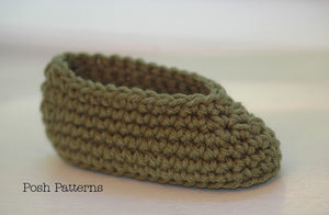 Crochet Pattern - Baby Crochet Pattern - Baby Shoes Crochet Pattern