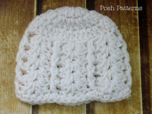 crochet lace hat pattern