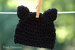 crochet kitty cat hat pattern