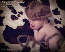 Load image into Gallery viewer, cowboy hat crochet pattern