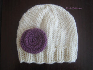 easy hat knitting pattern