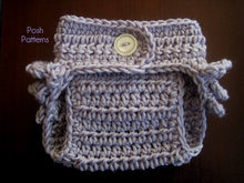 Load image into Gallery viewer, Crochet PATTERN - Ruffle Bottom Crochet Diaper Cover Pattern