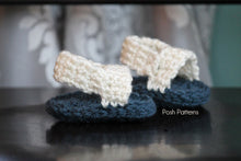 Load image into Gallery viewer, Crochet PATTERN - Crochet Patterns for Baby Sandals