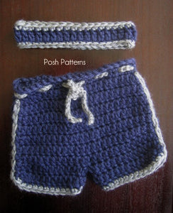 baby running shorts crochet pattern