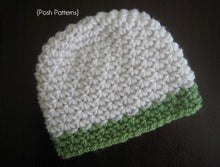 Load image into Gallery viewer, easy crochet hat pattern