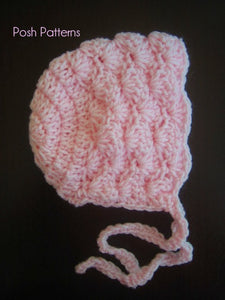 shell stitch hat pattern