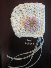 Load image into Gallery viewer, bonnet crochet pattern