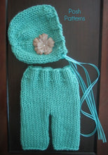 Load image into Gallery viewer, bonnet pants knitting pattern