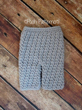 Load image into Gallery viewer, crochet baby pants pattern