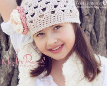 Load image into Gallery viewer, shell crochet hat pattern