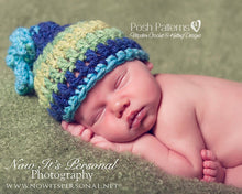 Load image into Gallery viewer, Crochet PATTERN - Top Knot Baby Hat Pattern