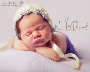 girls bonnet crochet pattern