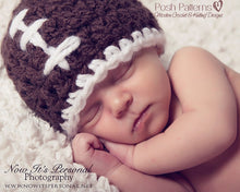 Load image into Gallery viewer, boys football hat crochet pattern