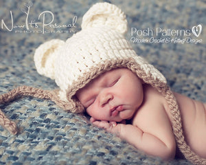 baby bear hat pattern
