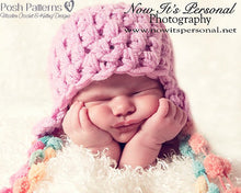 Load image into Gallery viewer, easy baby hat crochet pattern