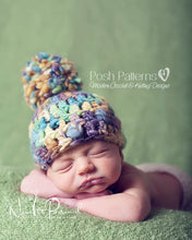Load image into Gallery viewer, easy crochet hat pattern