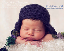 Load image into Gallery viewer, crochet baby hat