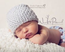 Load image into Gallery viewer, baby hat crochet pattern