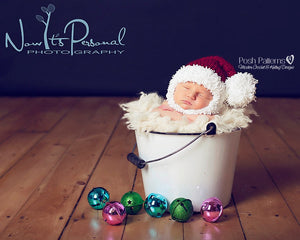 santa hat and beard