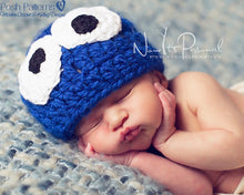 Load image into Gallery viewer, crochet monster hat pattern