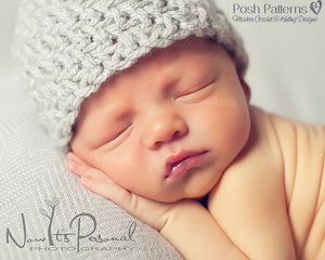 baby boy crochet hat