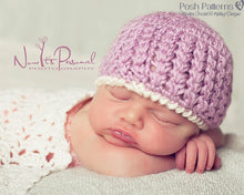 Load image into Gallery viewer, girls crochet hat pattern