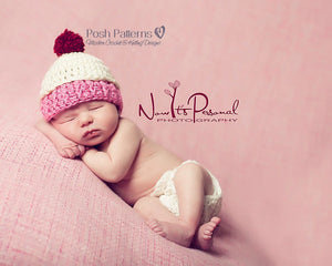 cupcake hat crochet pattern