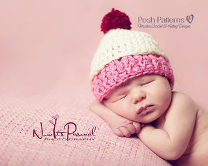 crochet cupcake hat pattern