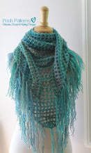 Load image into Gallery viewer, triangle scarf crochet pattern